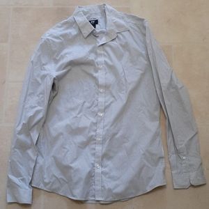 Patterned button down shirt